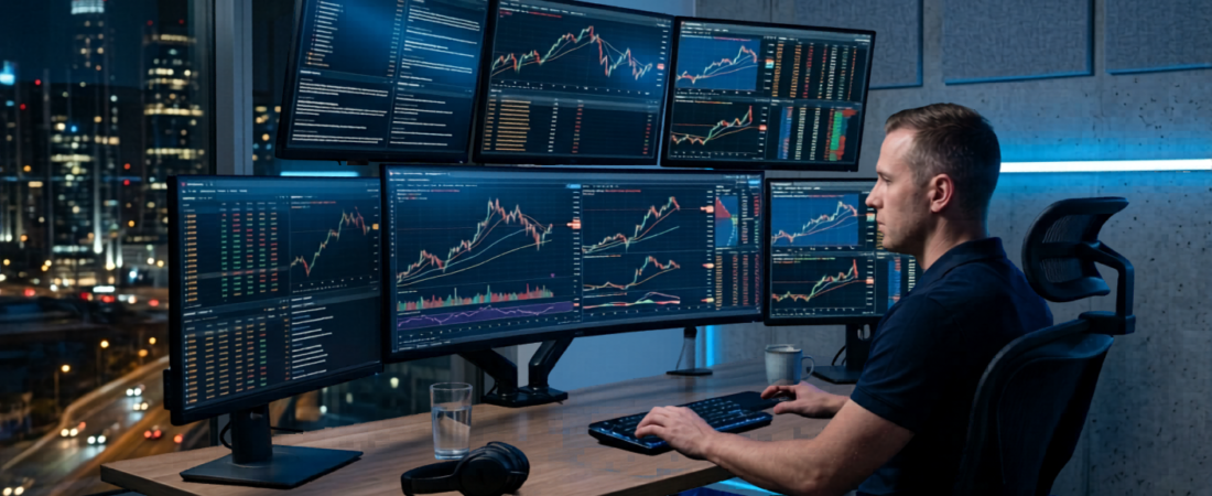 Monitor ultra-wide ou múltiplos monitores: qual é o melhor para operar?
