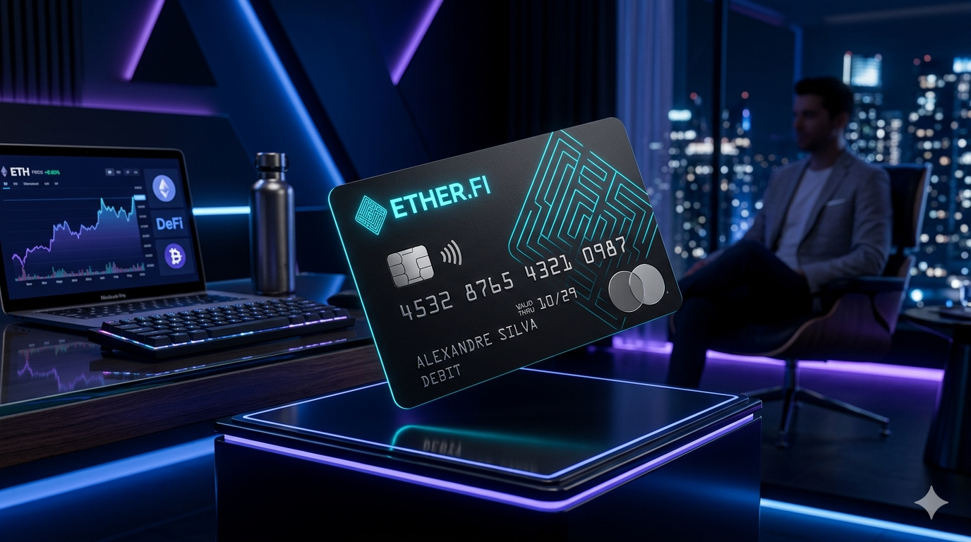 Cartão Ether.fi: Como gastar seu saldo cripto no dia a dia