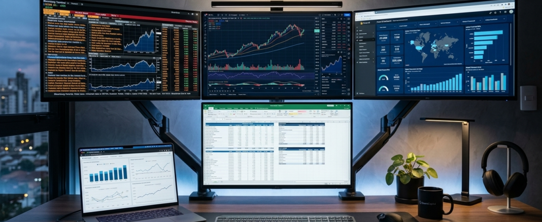 Setup de Alta Performance: Notebooks que suportam 4 Telas